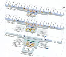 Аэропорт Мюнхен схема Германия