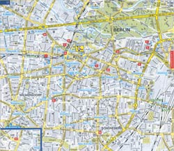 Берлин карта Германия