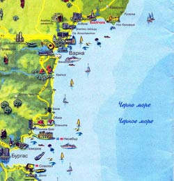 Болгарии карта