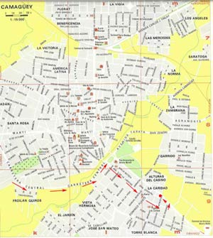 увеличить Камагуэй карта