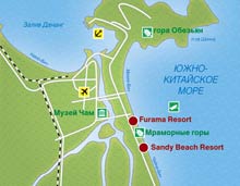 увеличить карта Дананг