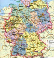 Германия карта
