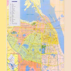 увеличить город Ханой карта