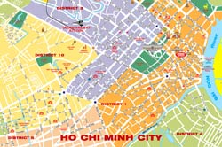 увеличить карта Хошимин Вьетнам