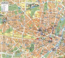 Мюнхен карта Германия