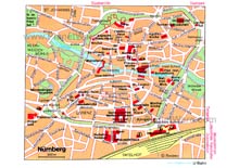 Нюрнберг карта Германия
