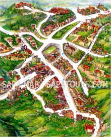 увеличить Сапа Вьетнам карта