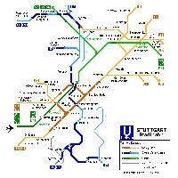 Штутгарт Германия схема метро