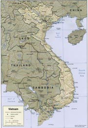 увеличить Карта Вьетнама